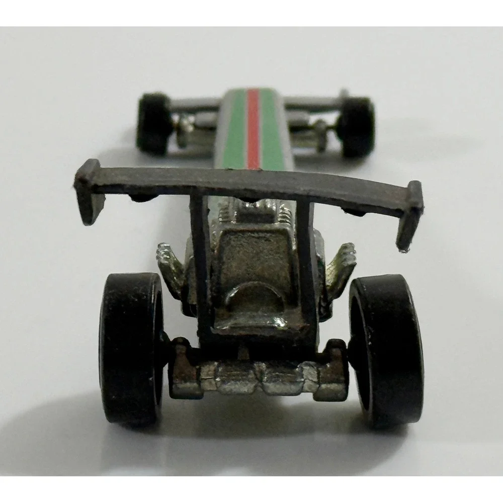 Hot Wheels Dragster Kids 1:64 Silver Green Red Top Fuel Racing Club 1994 Mattel
